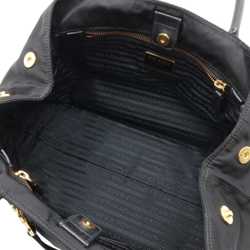 PRADA Black Leather Shoulder Bag - Picture 8 of 8